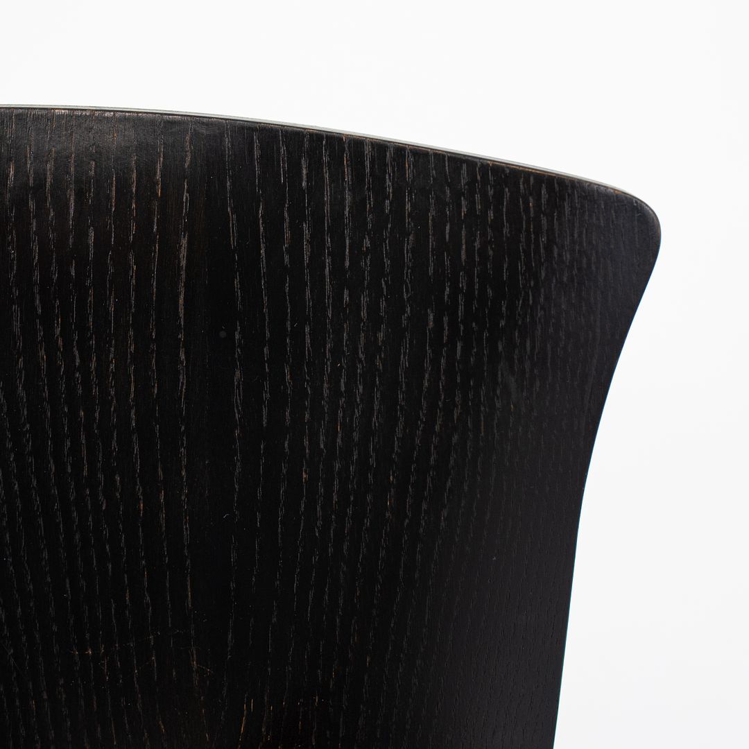 2000s Set of Three Vico Magistretti for DePadova "Cirene" Armchairs with Ebonized Wood Seats