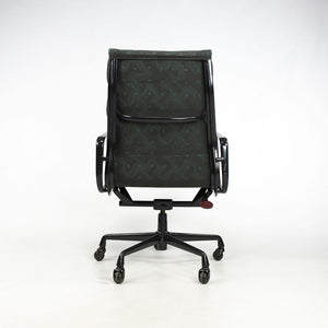 1990 Soft Pad Executive Desk Chair by Charles and Ray Eames for Herman Miller in Patterned Fabric