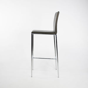 2010s MilanoLight Bar Stool, MI-3230 by Wolfgang Mezger for Davis in Vinyl 8x Available