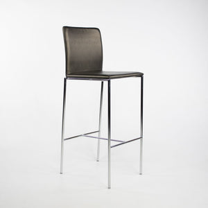 2010s MilanoLight Bar Stool, MI-3230 by Wolfgang Mezger for Davis in Vinyl 8x Available