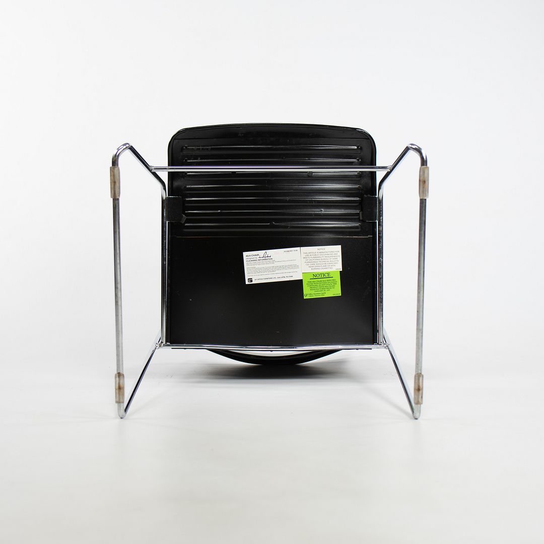 1999 Set of 3 40/4 Chairs by David Rowland for General Fireproofing in Black