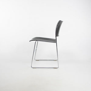 1999 Set of 3 40/4 Chairs by David Rowland for General Fireproofing in Black