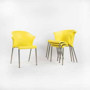 2000s Set of Four Bla Bla Bla chairs by Marco Maran for Parri Designs in Yellow