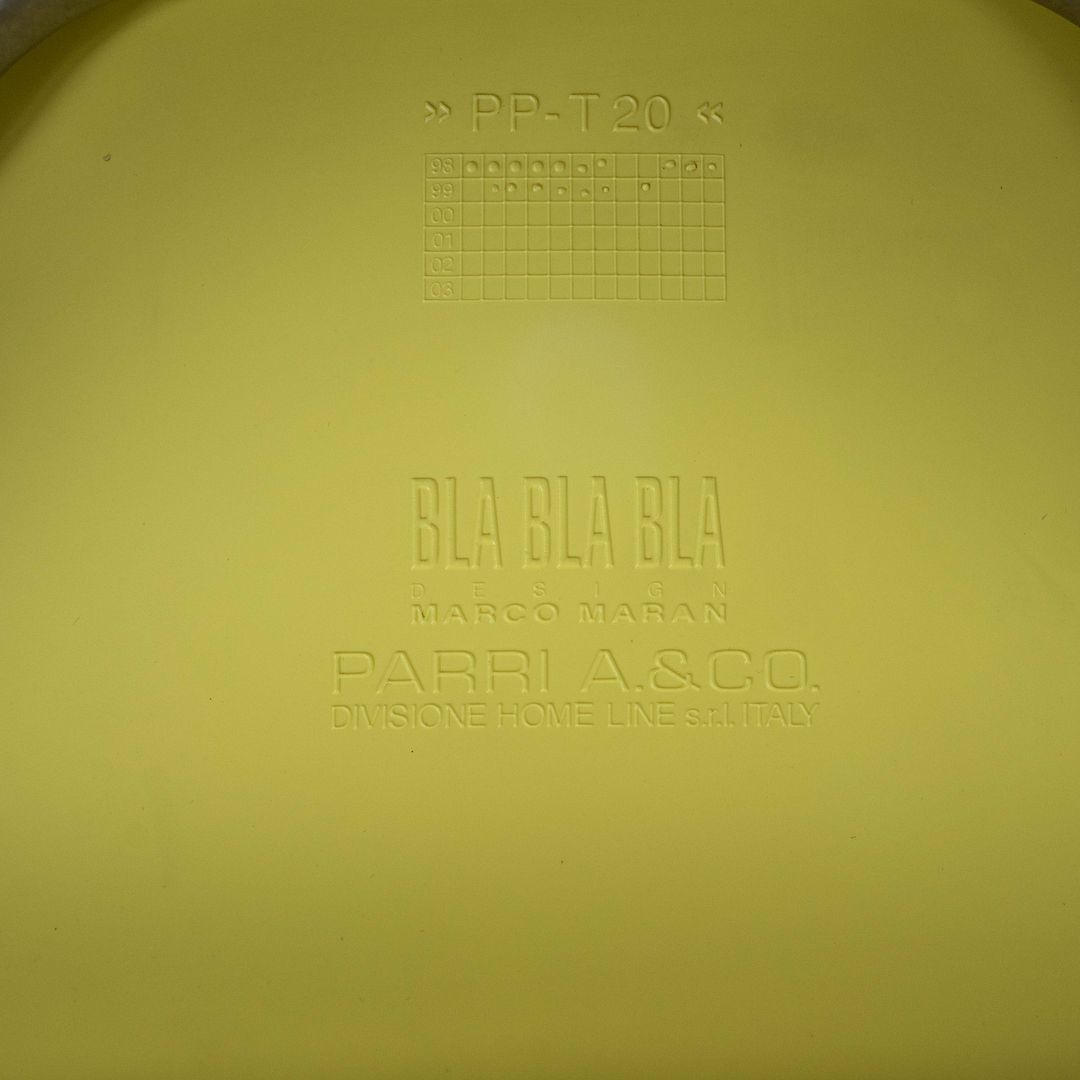 2000s Set of Four Bla Bla Bla chairs by Marco Maran for Parri Designs in Yellow