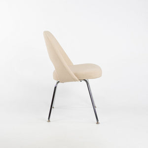 2008 Model 72C Executive Side / Dining Chair by Eero Saarinen for Knoll in Beige Fabric