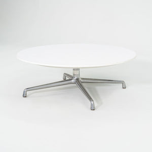 SOLD 2016  Scott Wilson for Coalesse Coffee Table White w/ Chrome Large Table 42" 2x Available
