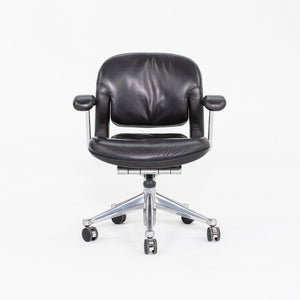 1990s Bill Stumpf for Herman Miller Equa Office / Desk Chair in Leather and Polished Aluminum 11x Available