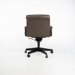 2006 Knoll Sapper Series Management Desk Chair by Richard Sapper for Knoll in Brown Leather