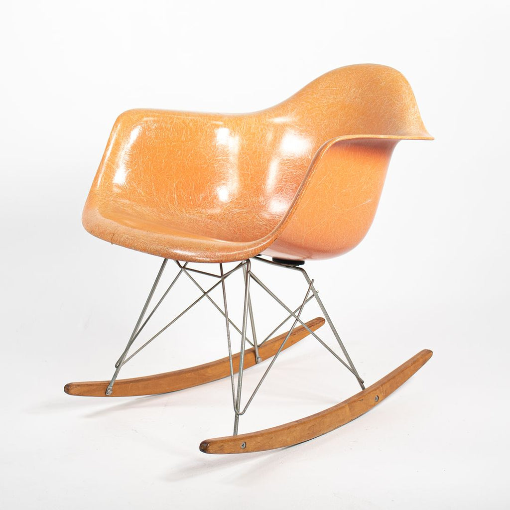 1953 Eames RAR Rocking Chair by Charles and Ray Eames for Herman Miller in Fiberglass