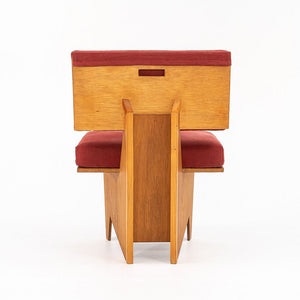 1970s Set of Five Frank Lloyd Wright Custom Seats for Stuart Richardson House