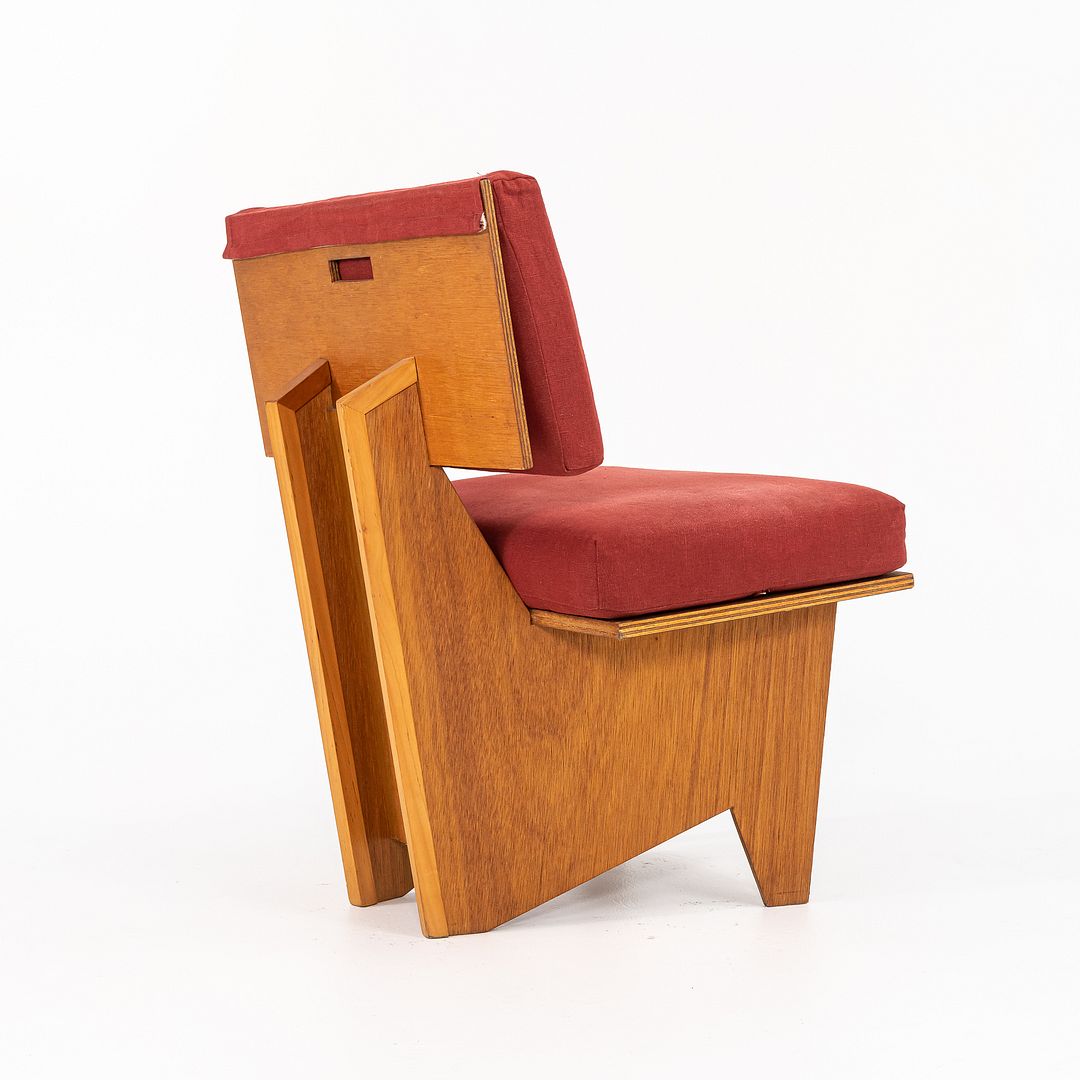 1970s Set of Five Frank Lloyd Wright Custom Seats for Stuart Richardson House