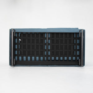 SOLD 2014 Series 8 Two-Seater Sofa by Piero Lissoni for Cassina in Blue Suede