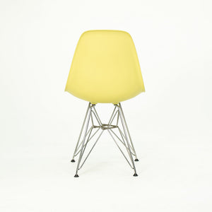 2010s Herman Miller Eames DSR Dining Chairs in Yellow Plastic with Eiffel Base