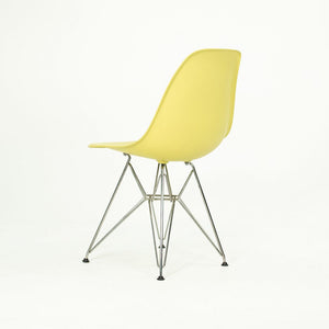 2010s Herman Miller Eames DSR Dining Chairs in Yellow Plastic with Eiffel Base