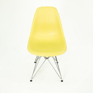 2010s Herman Miller Eames DSR Dining Chairs in Yellow Plastic with Eiffel Base