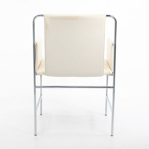 Envelope Chair by Ward Bennett for Geiger in Steel and Leather