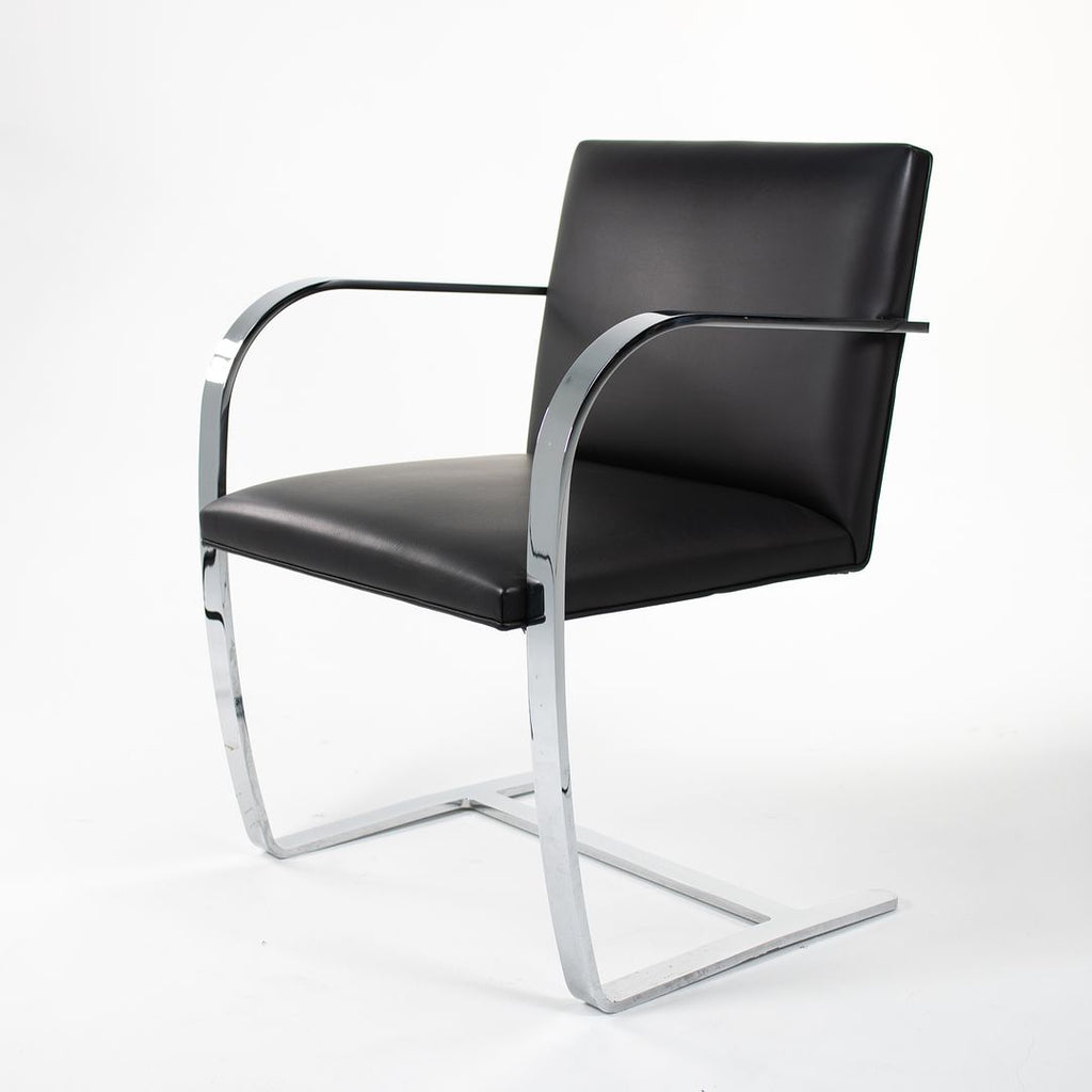 2006 Brno Chair, Model 255 by Mies van der Rohe for Knoll in Chromed Steel