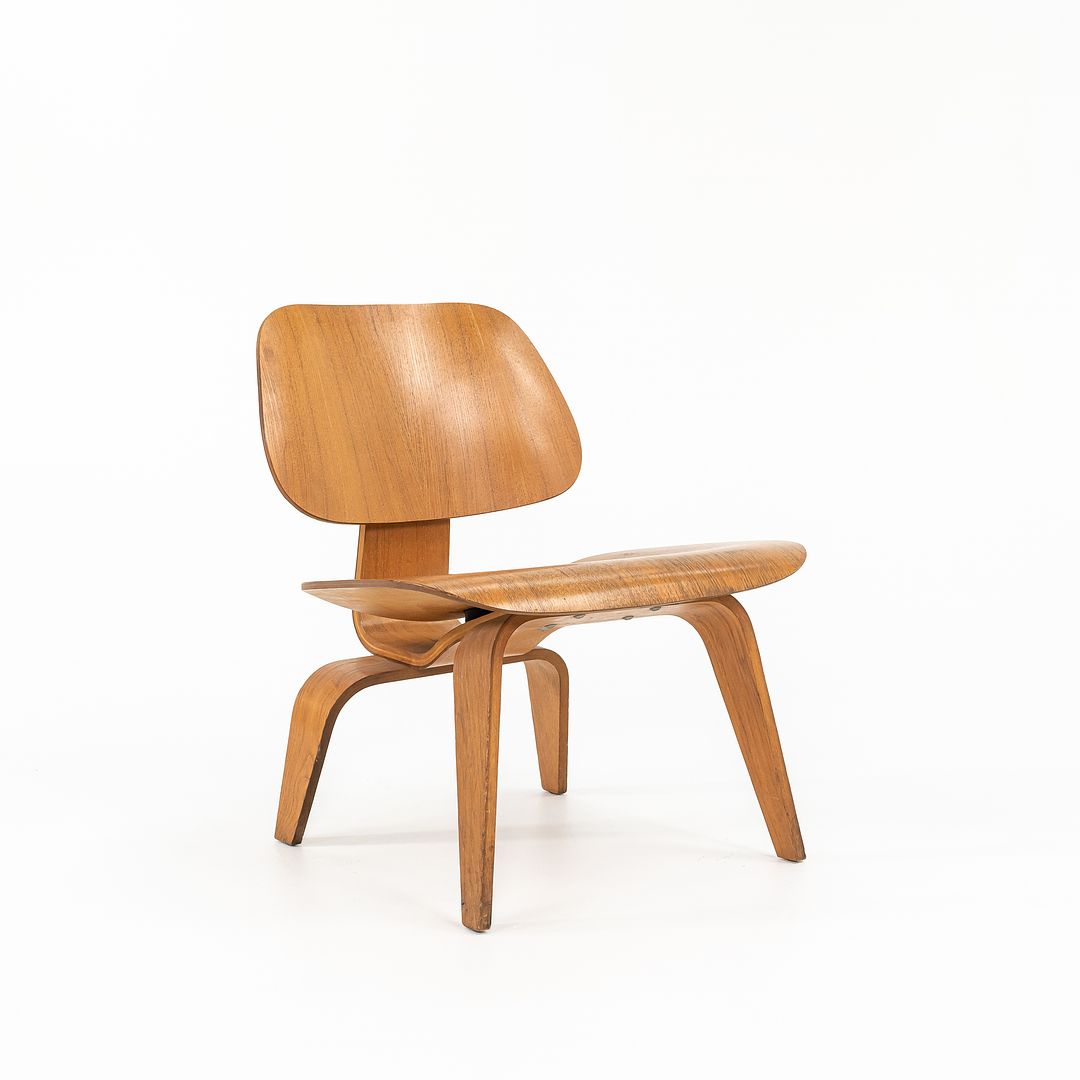 1953 LCW Lounge Chair by Ray and Charles Eames for Herman Miller in Calico Ash