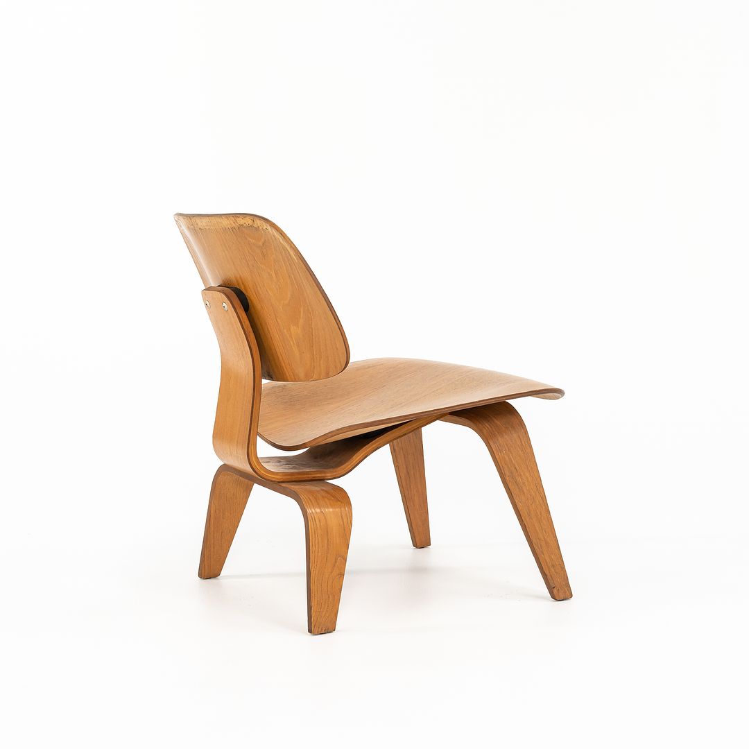 1953 LCW Lounge Chair by Ray and Charles Eames for Herman Miller in Calico Ash