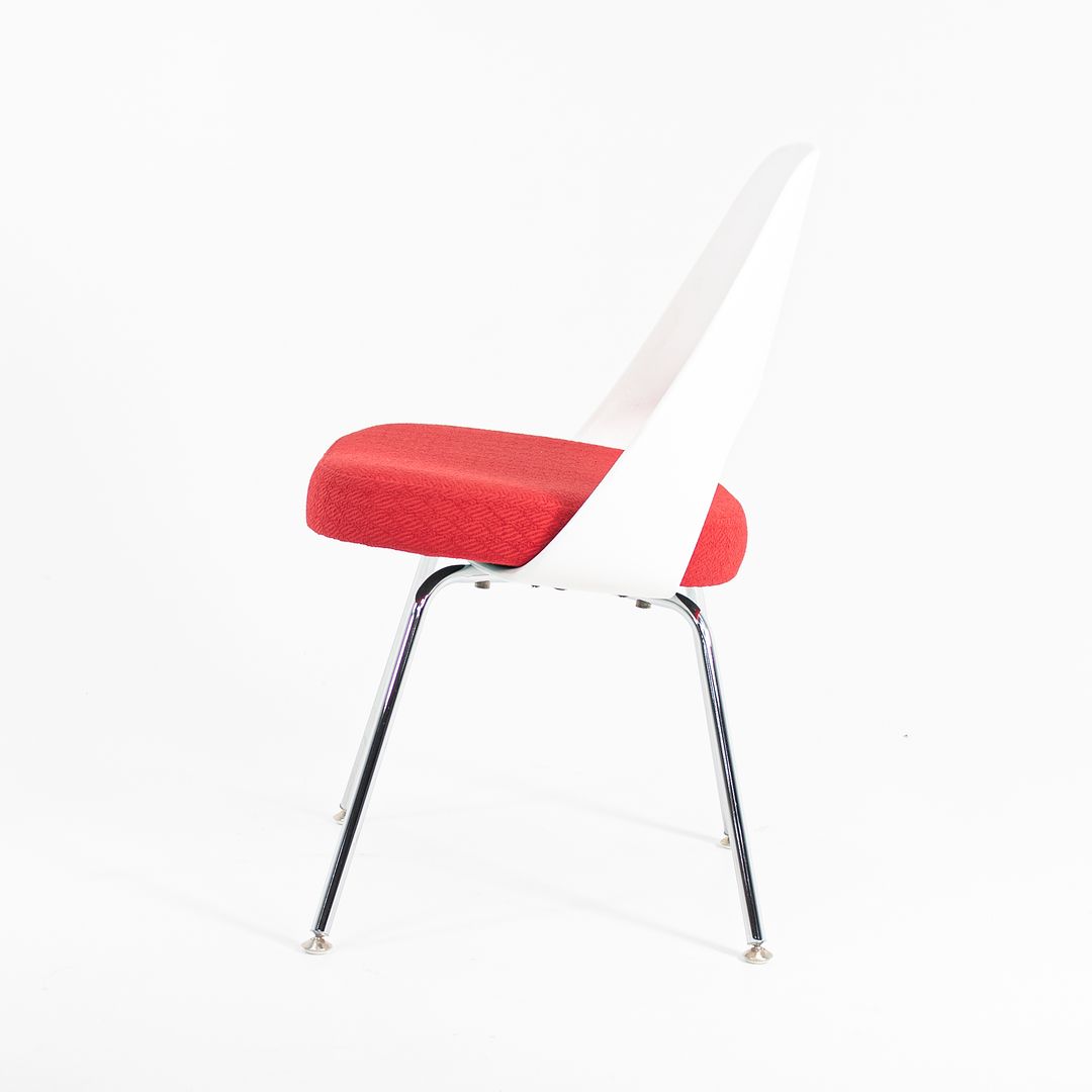 2011 Knoll Saarinen Executive Side Chair, Model 72C by Eero Saarinen for Knoll Steel, Fabric, Foam, Plastic