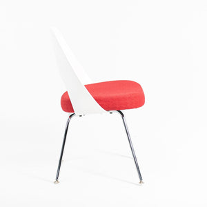 2011 Knoll Saarinen Executive Side Chair, Model 72C by Eero Saarinen for Knoll Steel, Fabric, Foam, Plastic