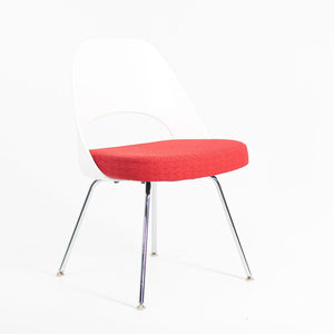 2011 Knoll Saarinen Executive Side Chair, Model 72C by Eero Saarinen for Knoll Steel, Fabric, Foam, Plastic