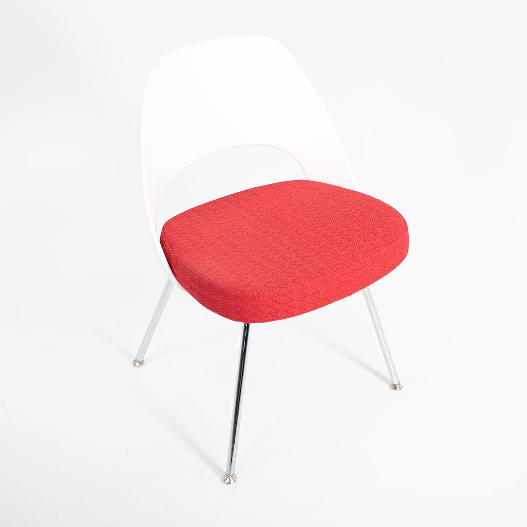 2011 Knoll Saarinen Executive Side Chair, Model 72C by Eero Saarinen for Knoll Steel, Fabric, Foam, Plastic