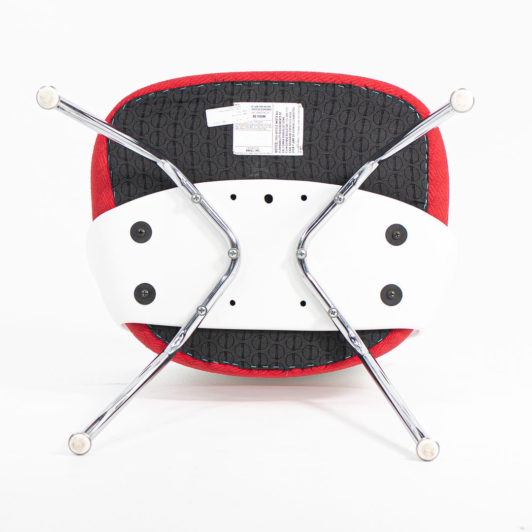 2011 Knoll Saarinen Executive Side Chair, Model 72C by Eero Saarinen for Knoll Steel, Fabric, Foam, Plastic