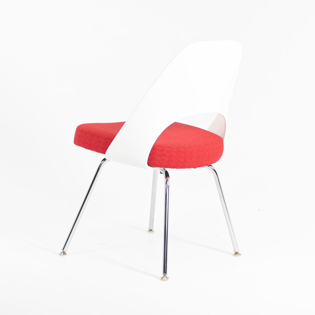 2011 Knoll Saarinen Executive Side Chair, Model 72C by Eero Saarinen for Knoll Steel, Fabric, Foam, Plastic