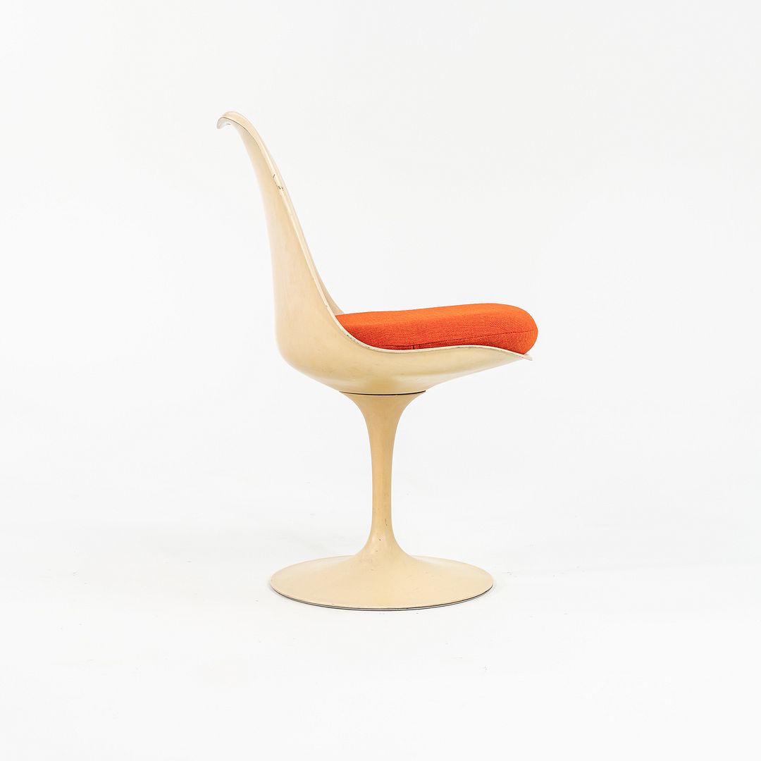SOLD 1960s Set of Four Tulip Pedestal Side Chairs, Model 151C by Eero Saarinen for Knoll