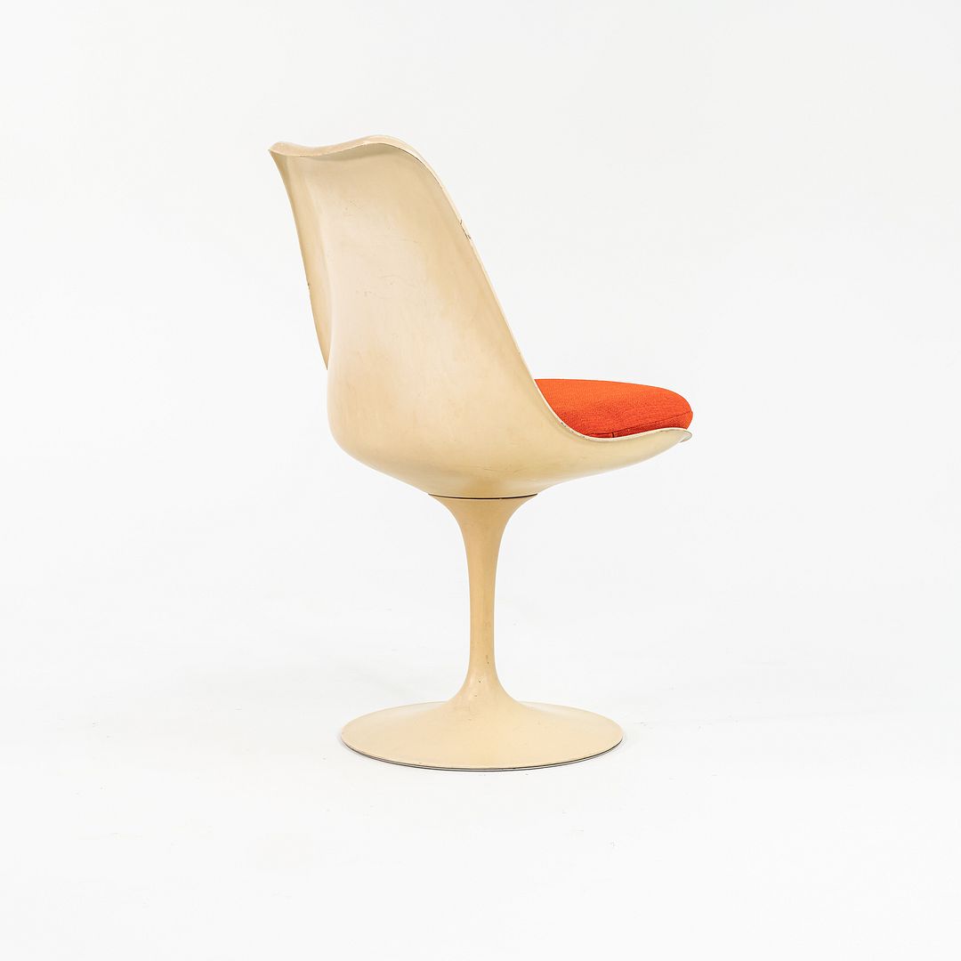 SOLD 1960s Set of Four Tulip Pedestal Side Chairs, Model 151C by Eero Saarinen for Knoll