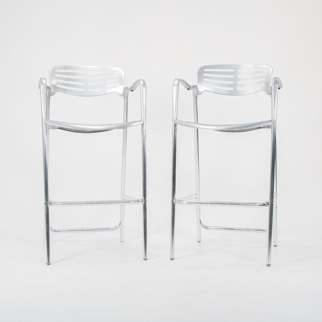 2000s Pensi Toledo Bar Stool by Jorge Pensi for AMAT-3 in Aluminum
