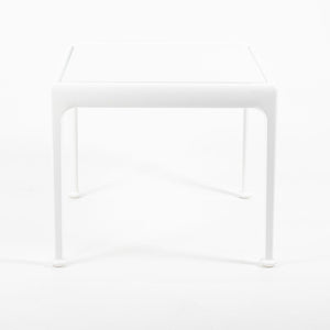 2022 1966 Series Side Table, Model 1966-18L by Richard Schultz for Knoll in White