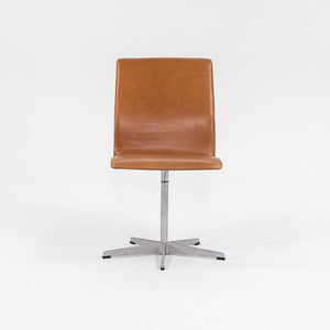 1973 Pair of Oxford Chairs, Model 3171T by Arne Jacobsen for Fritz Hansen in New Cognac Leather