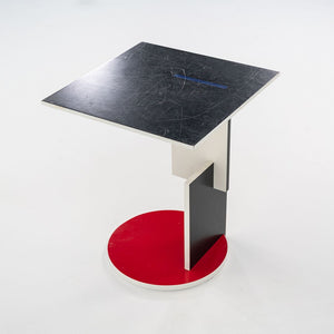 1970s De Stijl 'Schroeder 1' Side Table Designed by Gerrit Rietveld for Cassina