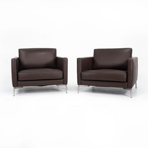 2000s Divina Lounge Chair by Piero Lissoni for Knoll in Brown Leather