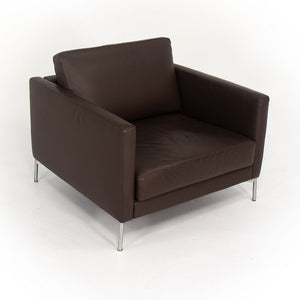 2000s Divina Lounge Chair by Piero Lissoni for Knoll in Brown Leather