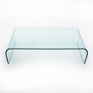 Ponte Coffee Table by Angelo Cortesi for Fiam in Tempered Glass