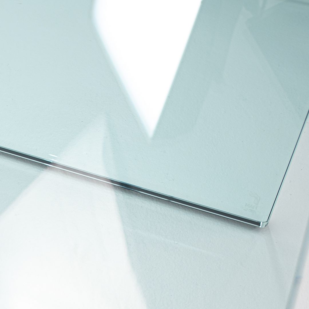 SOLD Ponte Coffee Table by Angelo Cortesi for Fiam in Tempered Glass