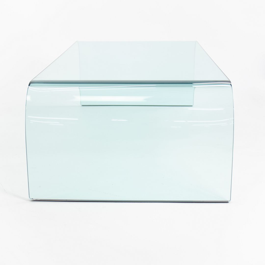 Ponte Coffee Table by Angelo Cortesi for Fiam in Tempered Glass