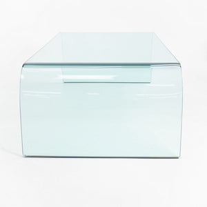 SOLD Ponte Coffee Table by Angelo Cortesi for Fiam in Tempered Glass
