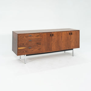 1970s Jack Cartwright for Founders Rosewood and Chrome Credenza / Sideboard