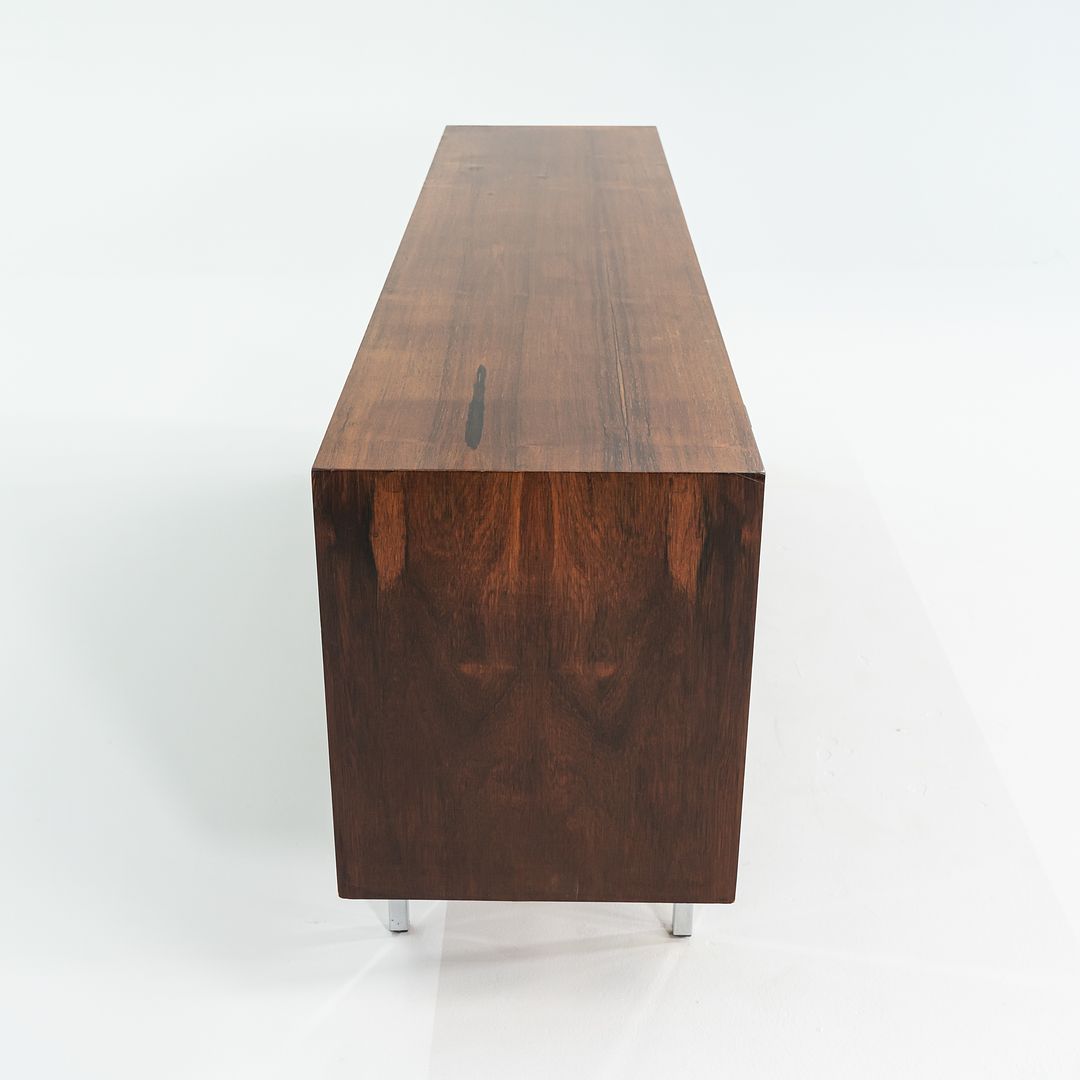 1970s Jack Cartwright for Founders Rosewood and Chrome Credenza / Sideboard