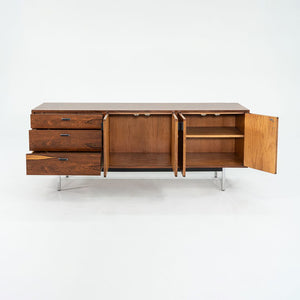 1970s Jack Cartwright for Founders Rosewood and Chrome Credenza / Sideboard