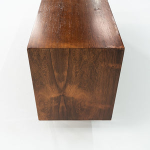 1970s Jack Cartwright for Founders Rosewood and Chrome Credenza / Sideboard