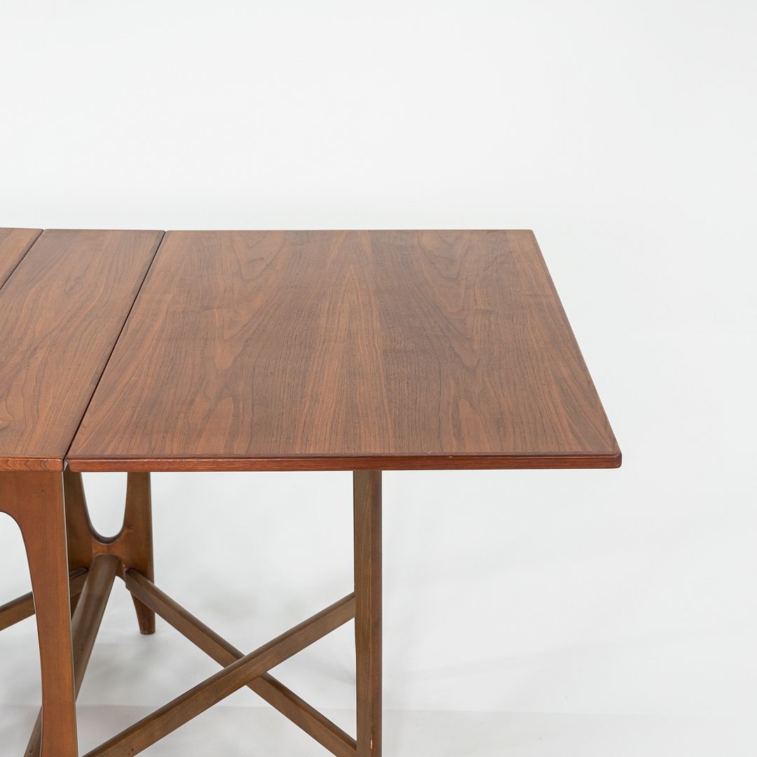 1960s Extension Gate Leg Dining Table by Bendt Winge for Kleppes Mobelfabrikk