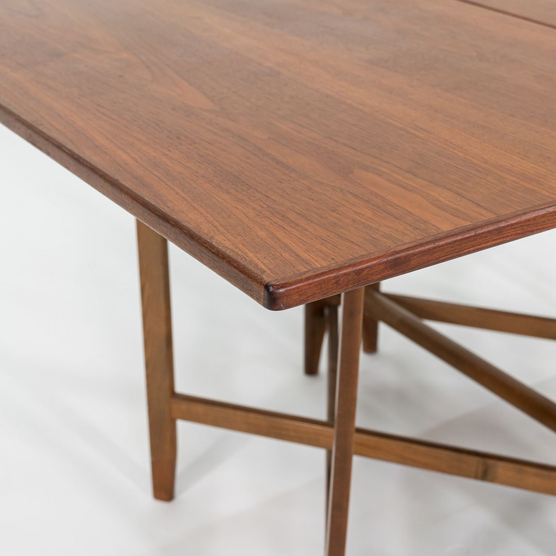 1960s Extension Gate Leg Dining Table by Bendt Winge for Kleppes Mobelfabrikk