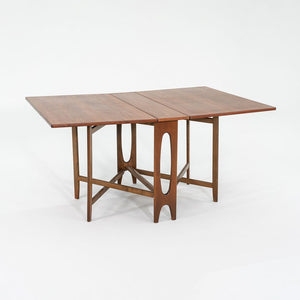1960s Extension Gate Leg Dining Table by Bendt Winge for Kleppes Mobelfabrikk