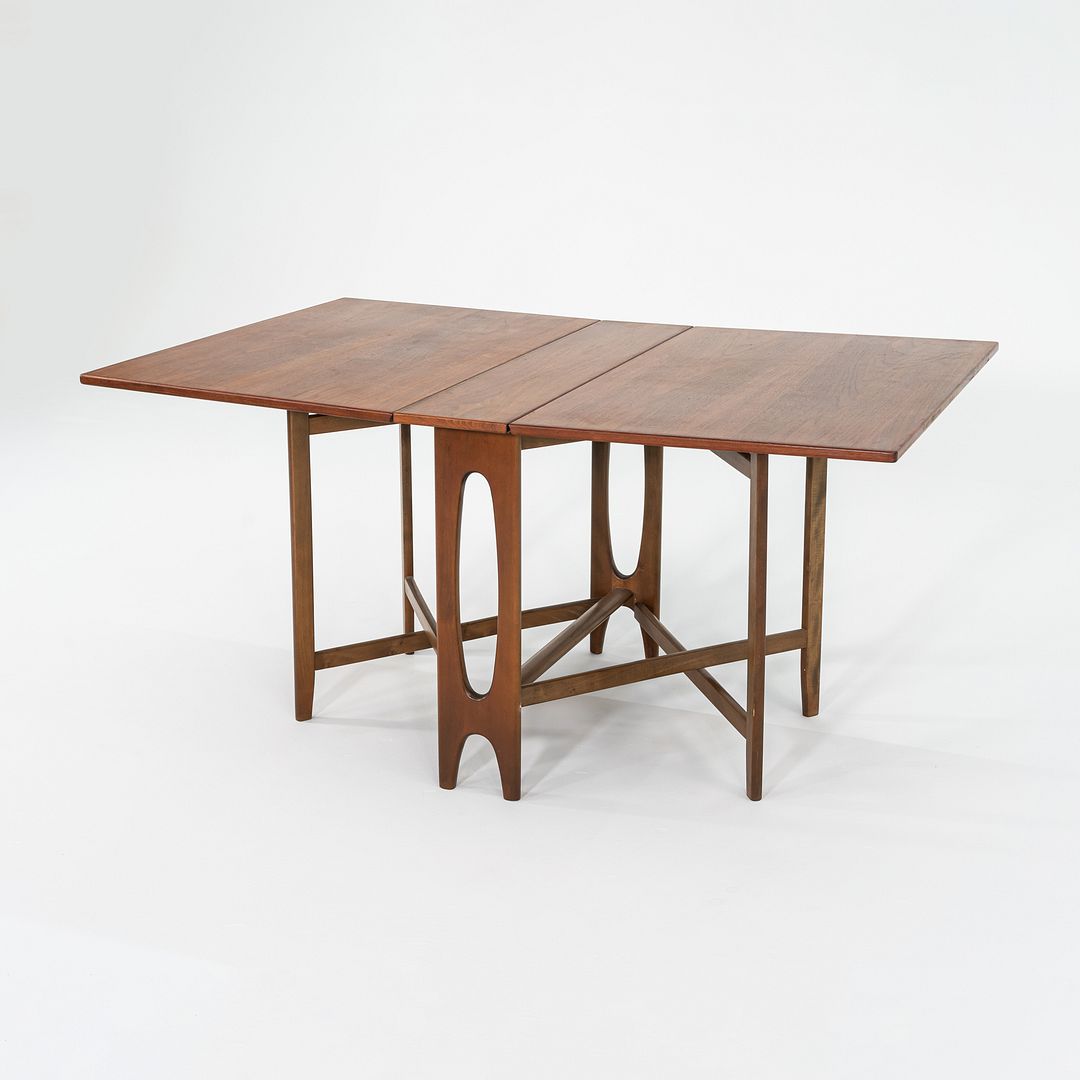 1960s Extension Gate Leg Dining Table by Bendt Winge for Kleppes Mobelfabrikk