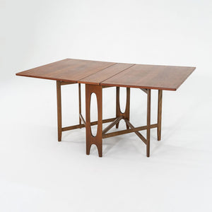 1960s Extension Gate Leg Dining Table by Bendt Winge for Kleppes Mobelfabrikk